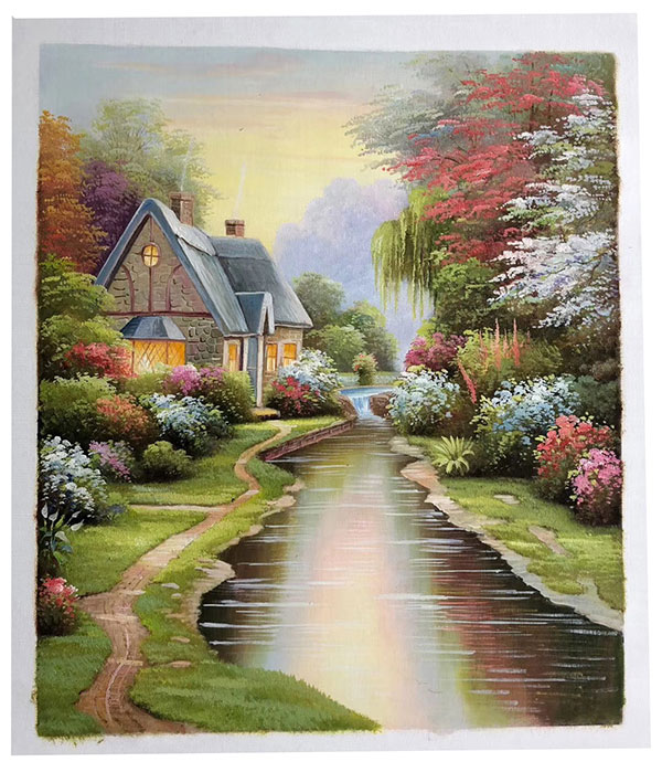 Kompatibel Landschaft für JAHRRIESNGE house-river-lpg1359 Compatible Landschaft JAHRRIESNGE for house-river-lpg1359
