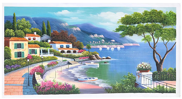 Kompatibel Landschaft für JAHRRIESNGE houses-sea-lpg1369 Compatible Landschaft JAHRRIESNGE for houses-sea-lpg1369