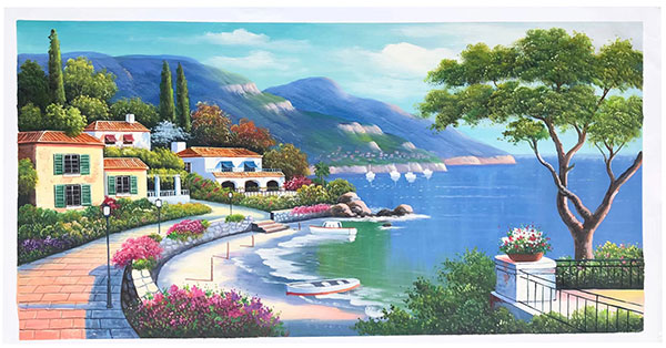 Kompatibel Landschaft für JAHRRIESNGE houses-sea-lpg1371 Compatible Landschaft JAHRRIESNGE for houses-sea-lpg1371