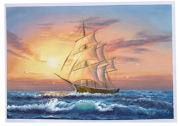 Kompatibel Landschaft für JAHRRIESNGE sailboat-lpg1687 Compatible Landschaft JAHRRIESNGE for sailboat-lpg1687