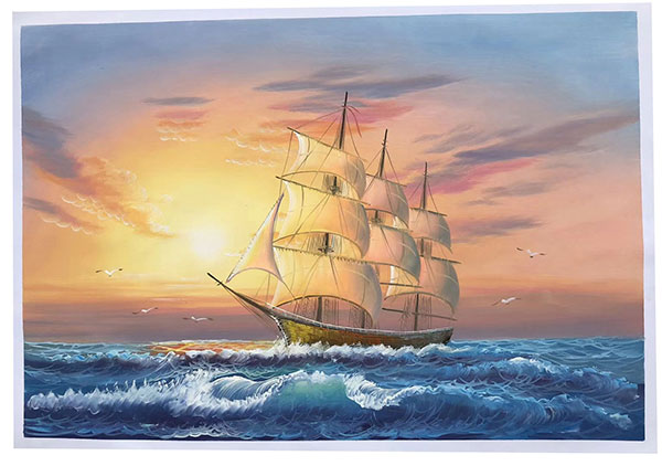 Kompatibel Landschaft für JAHRRIESNGE sailboat-lpg1688 Compatible Landschaft JAHRRIESNGE for sailboat-lpg1688