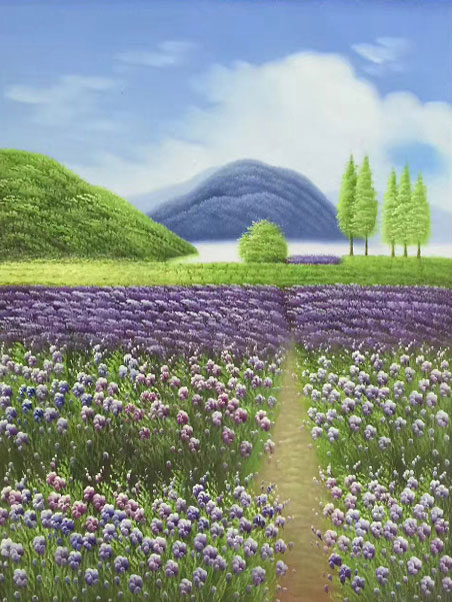 Kompatibel Landschaft für JAHRRIESNGE lavender-lpg1709 Compatible Landschaft JAHRRIESNGE for lavender-lpg1709