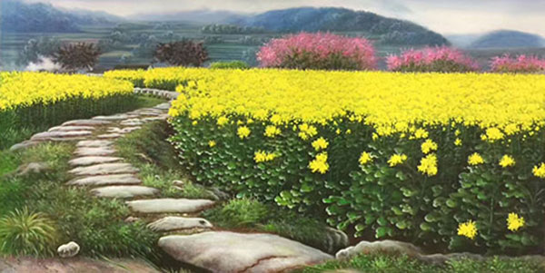 Kompatibel Landschaft für JAHRRIESNGE yellow-flowers-lpg1711 Compatible Landschaft JAHRRIESNGE for yellow-flowers-lpg1711