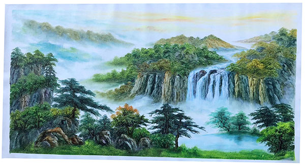Kompatibel Landschaft für JAHRRIESNGE waterfall-lpg1768 Compatible Landschaft JAHRRIESNGE for waterfall-lpg1768