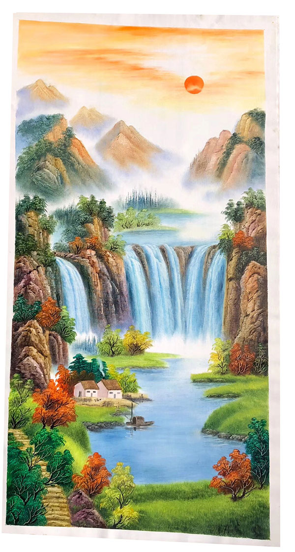 Kompatibel Landschaft für Jahrriesnge waterfall-lpg1772 Compatible Landschaft Jahrriesnge for waterfall-lpg1772