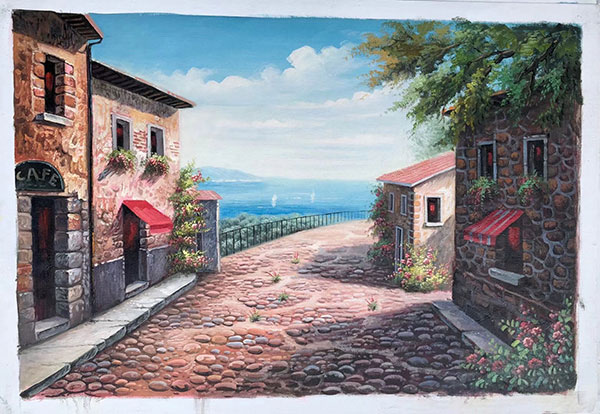 Kompatibel Landschaft für JAHRRIESNGE city-by-the-sea-lpg1823 Compatible Landschaft JAHRRIESNGE for city-by-the-sea-lpg1823