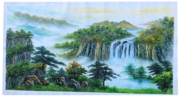 Kompatibel Landschaft für JAHRRIESNGE waterfall-lpg1837 Compatible Landschaft JAHRRIESNGE for waterfall-lpg1837