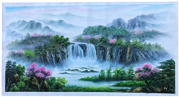 Kompatibel Landschaft für JAHRRIESNGE waterfall-lpg1838 Compatible Landschaft JAHRRIESNGE for waterfall-lpg1838