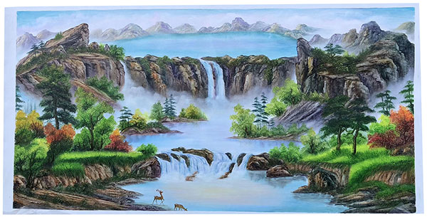 Kompatibel Landschaft für JAHRRIESNGE waterfall-lpg1841 Compatible Landschaft JAHRRIESNGE for waterfall-lpg1841