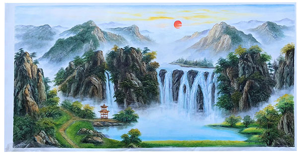Kompatibel Landschaft für JAHRRIESNGE waterfall-lpg1842 Compatible Landschaft JAHRRIESNGE for waterfall-lpg1842
