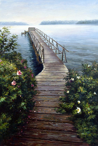 Kompatibel Landschaft für JAHRRIESNGE wooden bridge lpg2440 Compatible Landschaft JAHRRIESNGE for wooden bridge lpg2440