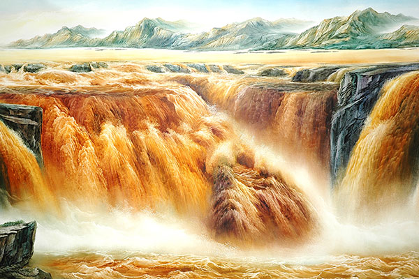 Kompatibel Landschaft für JAHRRIESNGE waterfall lpg2454 Compatible Landschaft JAHRRIESNGE for waterfall lpg2454