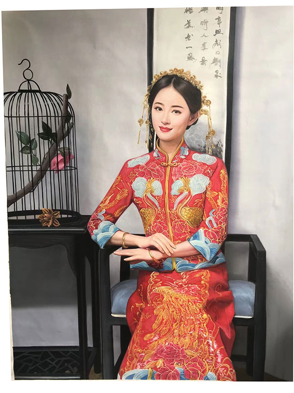 Kompatibel Porträt für Jahrriesnge chinese lady lpg2658 Compatible Porträt Jahrriesnge for chinese lady lpg2658