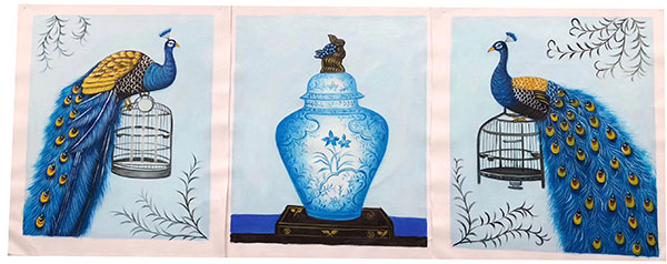 Kompatibel Tiere für Jahrriesnge mixed peacocks and vase lpg2682 Compatible Tiere Jahrriesnge for mixed peacocks and vase lpg2682
