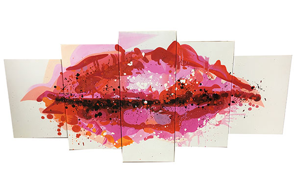 Kompatibel Abstrakt für Jahrriesnge red lips lpg2714 Compatible Abstrakt Jahrriesnge for red lips lpg2714
